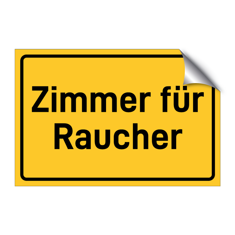 Zimmer für Raucher