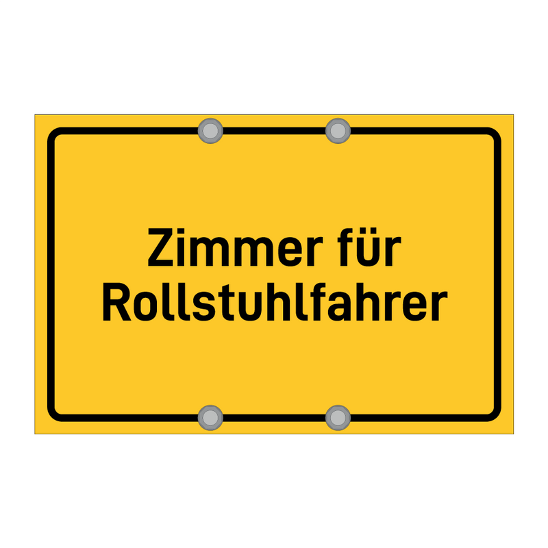 Zimmer für Rollstuhlfahrer