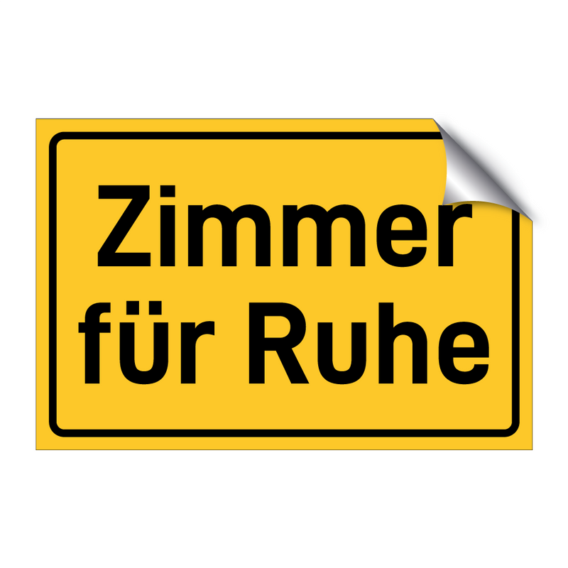 Zimmer für Ruhe