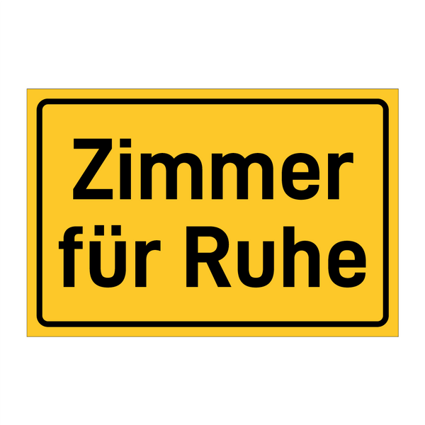 Zimmer für Ruhe