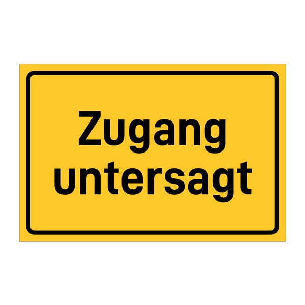 Zugang untersagt