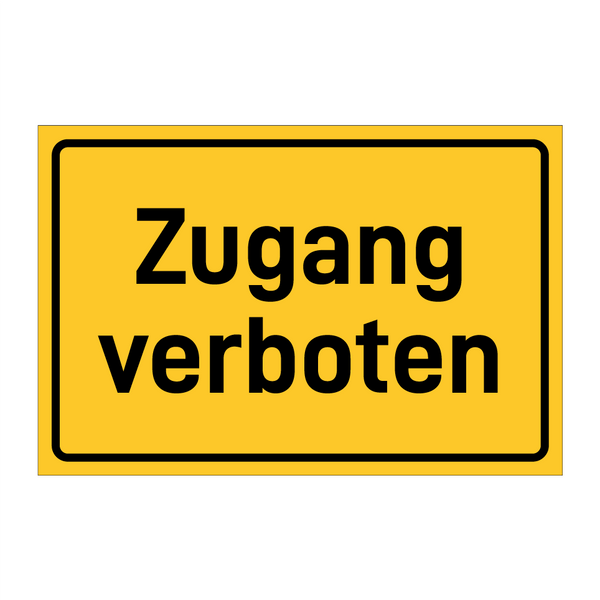 Zugang verboten