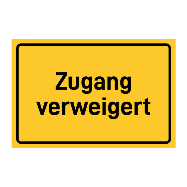 Zugang verweigert & Zugang verweigert & Zugang verweigert