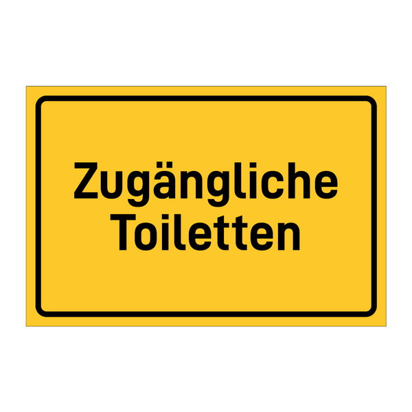 Zugängliche Toiletten