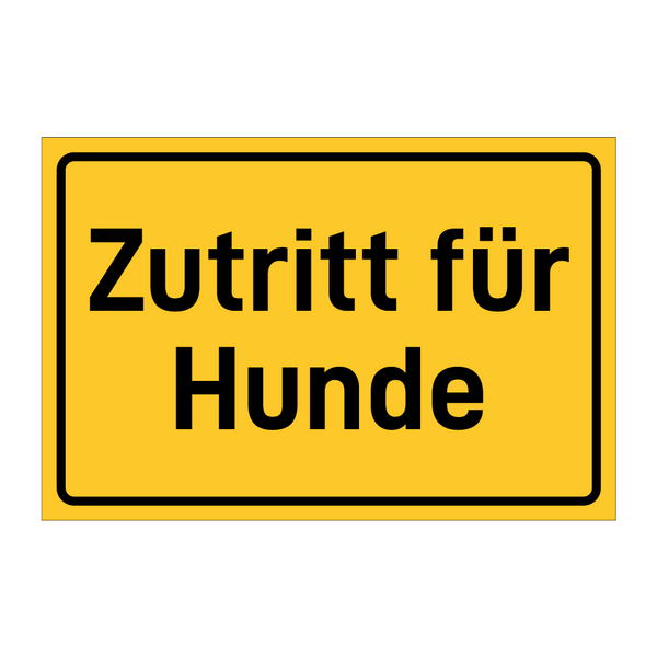 Zutritt für Hunde