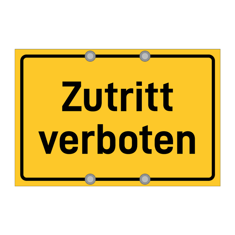 Zutritt verboten