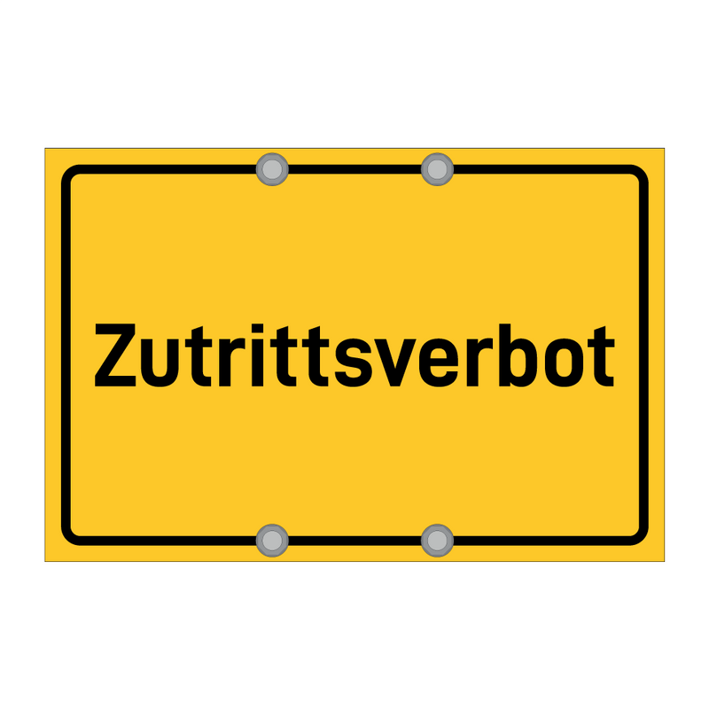 Zutrittsverbot