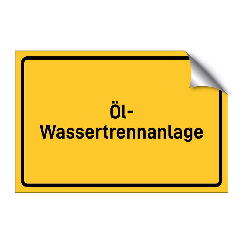 Öl- Wassertrennanlage