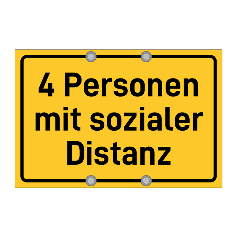 4 Personen mit sozialer Distanz & 4 Personen mit sozialer Distanz & 4 Personen mit sozialer Distanz