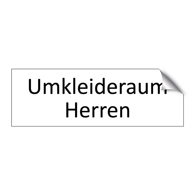 Umkleideraum Herren
