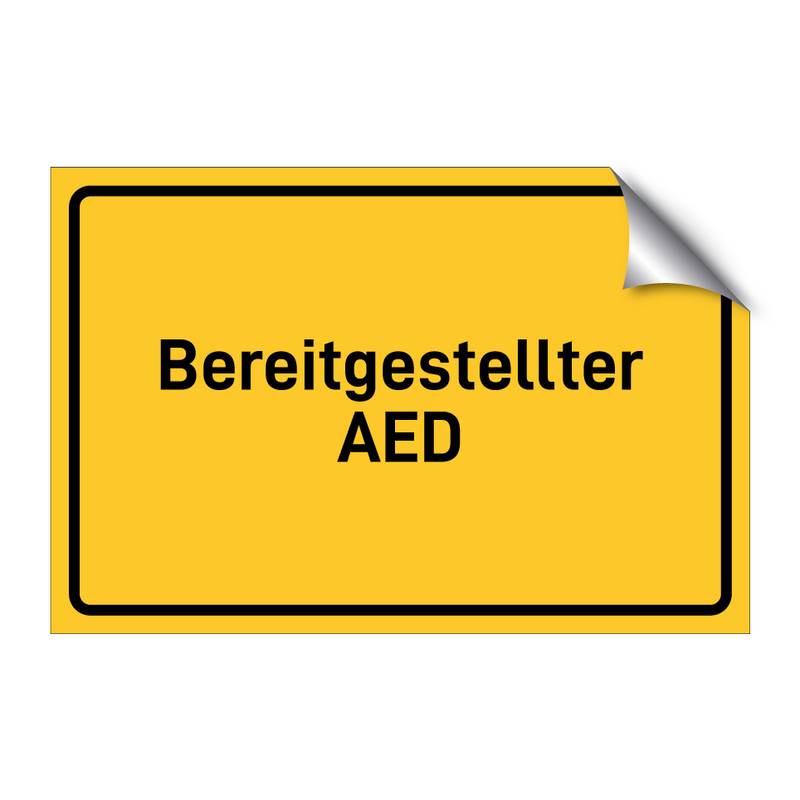 Bereitgestellter AED & Bereitgestellter AED & Bereitgestellter AED & Bereitgestellter AED