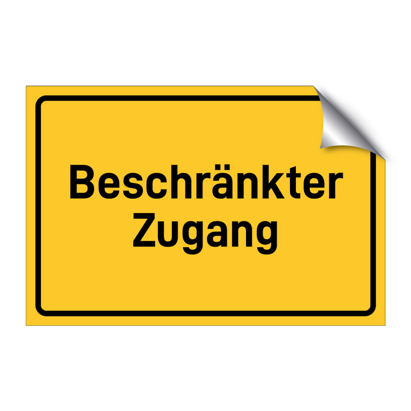 Beschränkter Zugang & Beschränkter Zugang & Beschränkter Zugang & Beschränkter Zugang