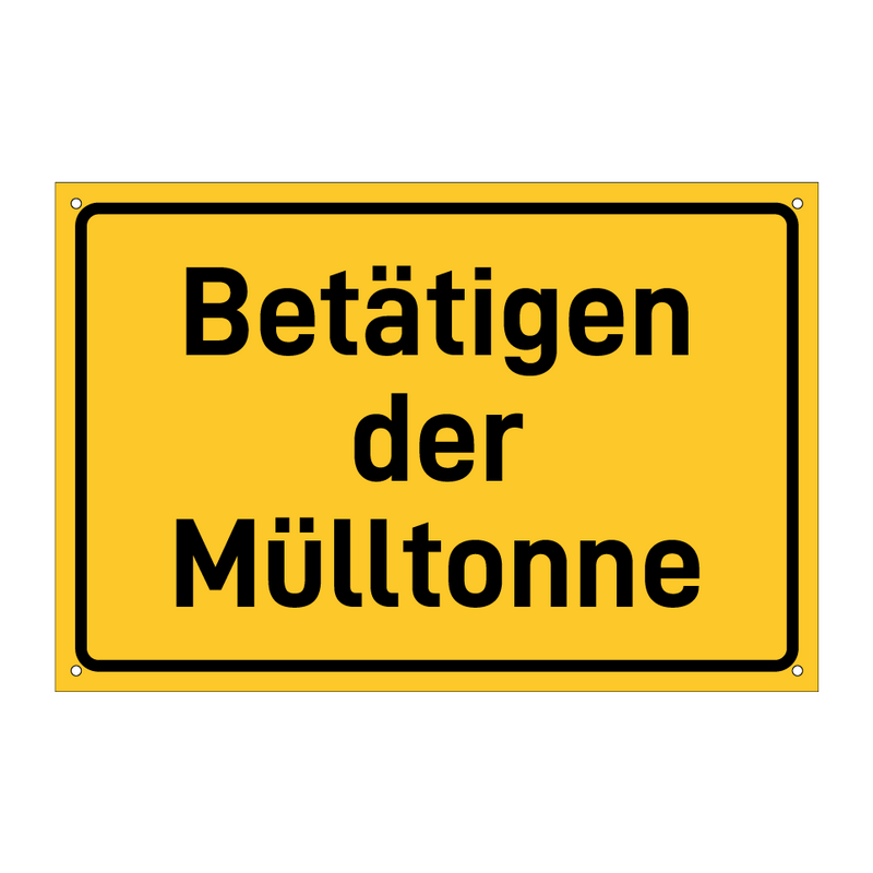 Betätigen der Mülltonne & Betätigen der Mülltonne & Betätigen der Mülltonne