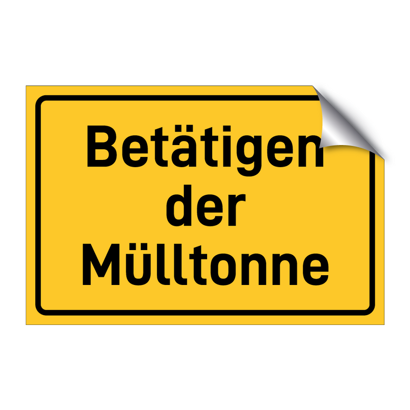 Betätigen der Mülltonne & Betätigen der Mülltonne & Betätigen der Mülltonne