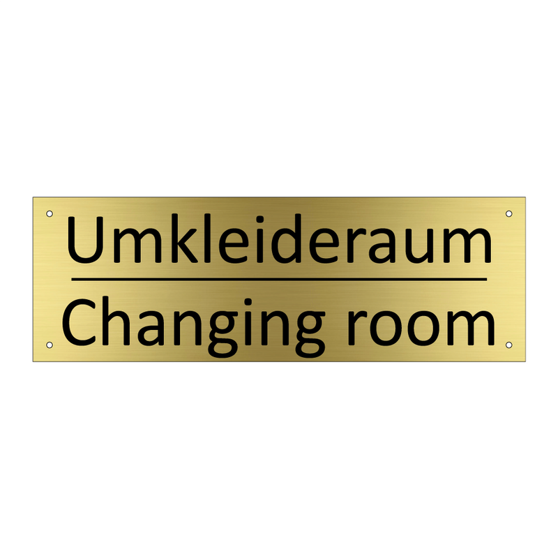 Umkleideraum - Changing room