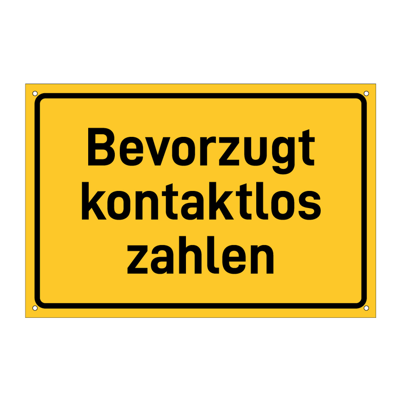 Bevorzugt kontaktlos zahlen & Bevorzugt kontaktlos zahlen & Bevorzugt kontaktlos zahlen