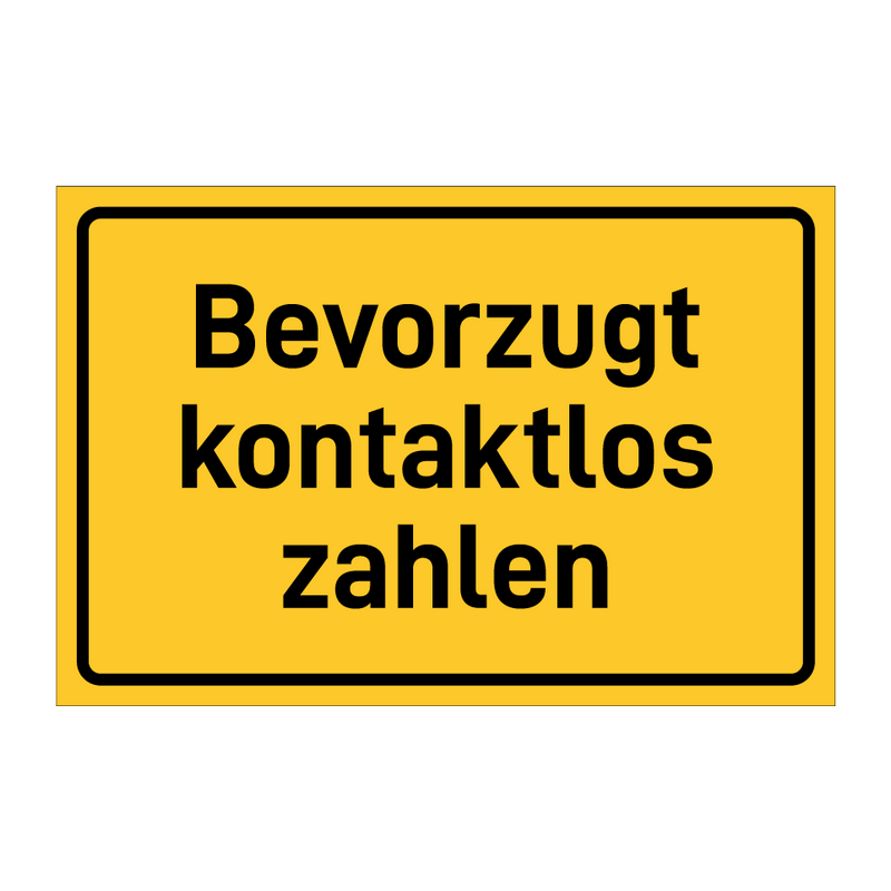 Bevorzugt kontaktlos zahlen & Bevorzugt kontaktlos zahlen & Bevorzugt kontaktlos zahlen