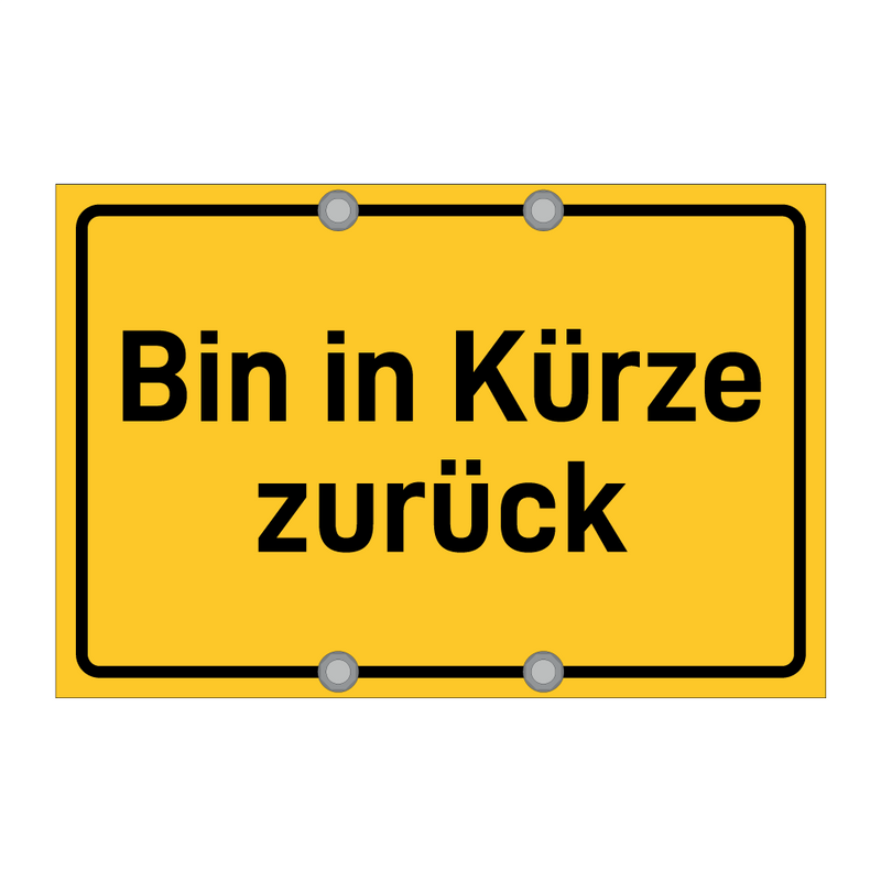 Bin in Kürze zurück & Bin in Kürze zurück & Bin in Kürze zurück & Bin in Kürze zurück