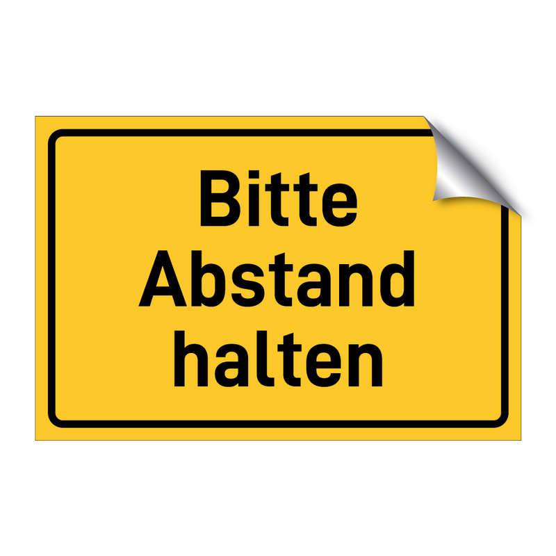 Bitte Abstand halten & Bitte Abstand halten & Bitte Abstand halten & Bitte Abstand halten