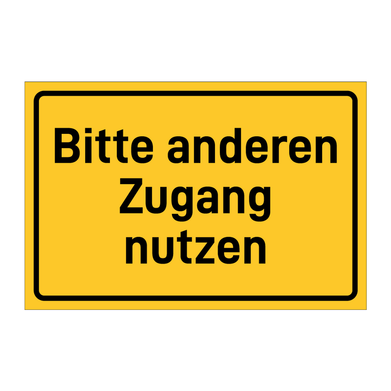 Bitte anderen Zugang nutzen & Bitte anderen Zugang nutzen & Bitte anderen Zugang nutzen