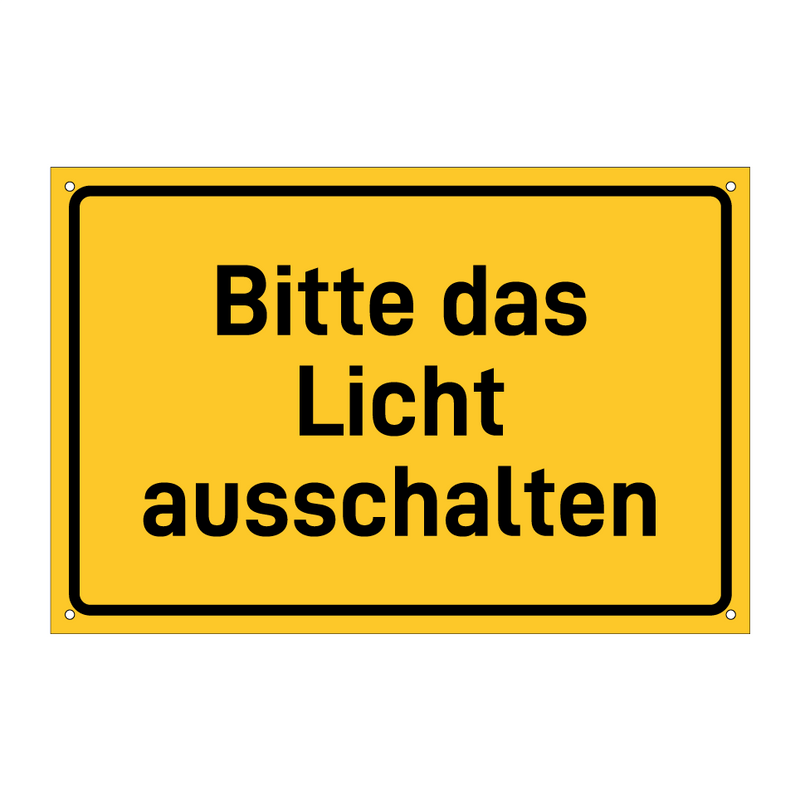 Bitte das Licht ausschalten & Bitte das Licht ausschalten & Bitte das Licht ausschalten