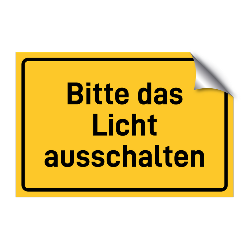 Bitte das Licht ausschalten & Bitte das Licht ausschalten & Bitte das Licht ausschalten