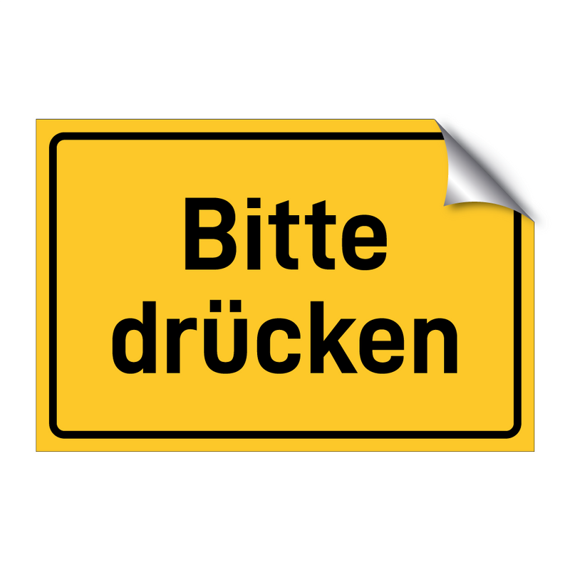 Bitte drücken & Bitte drücken & Bitte drücken & Bitte drücken