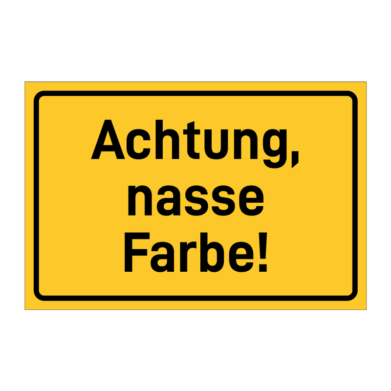 Achtung, nasse Farbe! & Achtung, nasse Farbe! & Achtung, nasse Farbe! & Achtung, nasse Farbe!