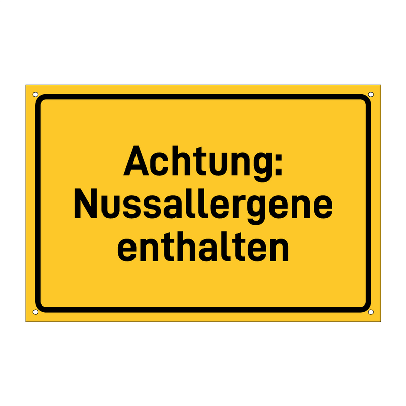 Achtung: Nussallergene enthalten & Achtung: Nussallergene enthalten