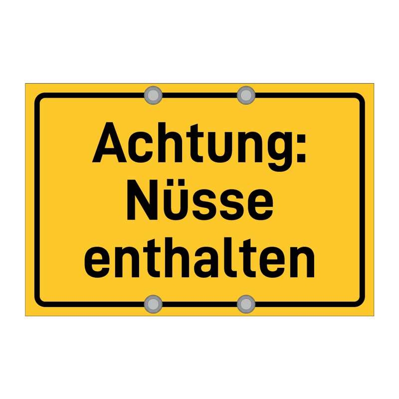 Achtung: Nüsse enthalten & Achtung: Nüsse enthalten & Achtung: Nüsse enthalten