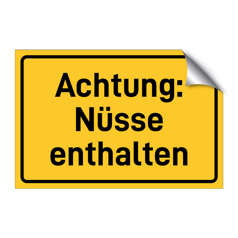 Achtung: Nüsse enthalten & Achtung: Nüsse enthalten & Achtung: Nüsse enthalten