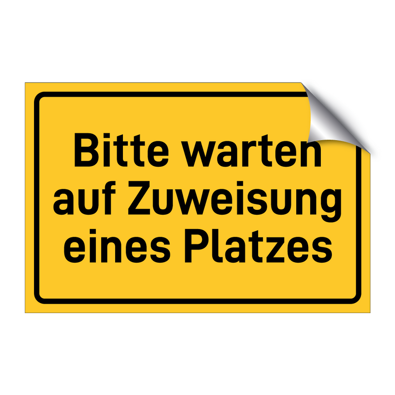 Bitte warten auf Zuweisung eines Platzes