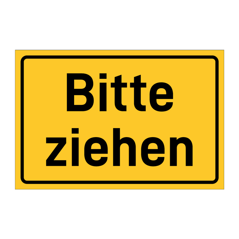 Bitte ziehen