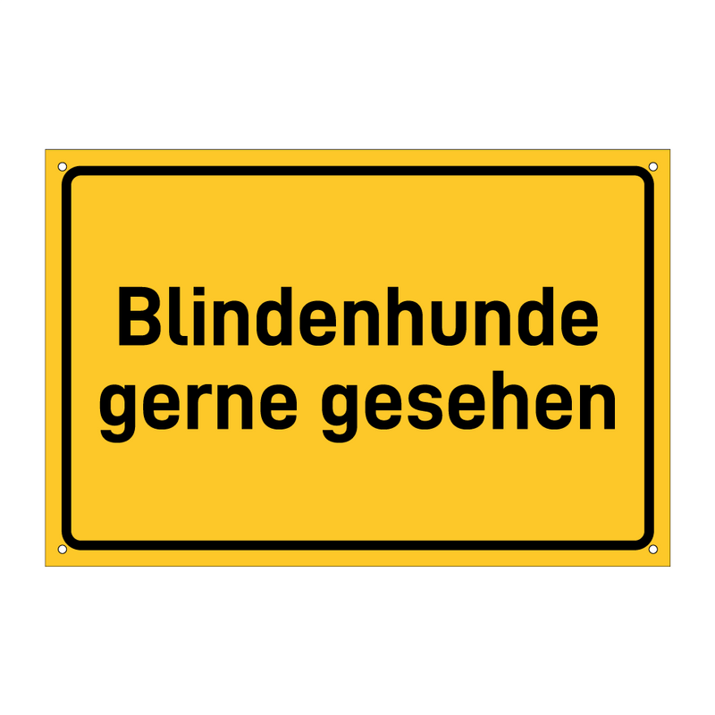 Blindenhunde gerne gesehen