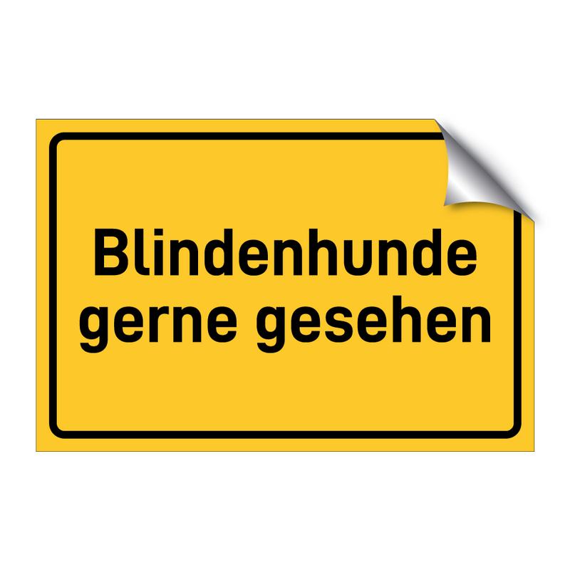 Blindenhunde gerne gesehen