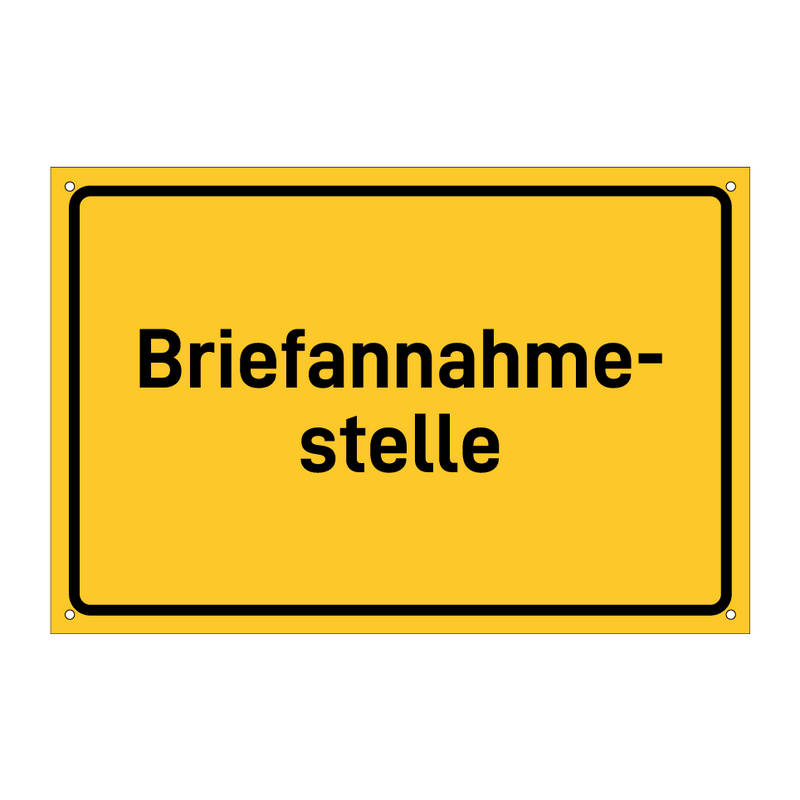 Briefannahme- stelle