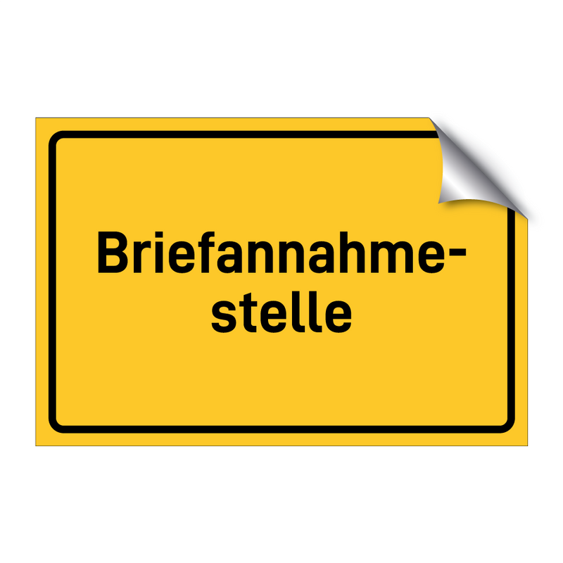 Briefannahme- stelle