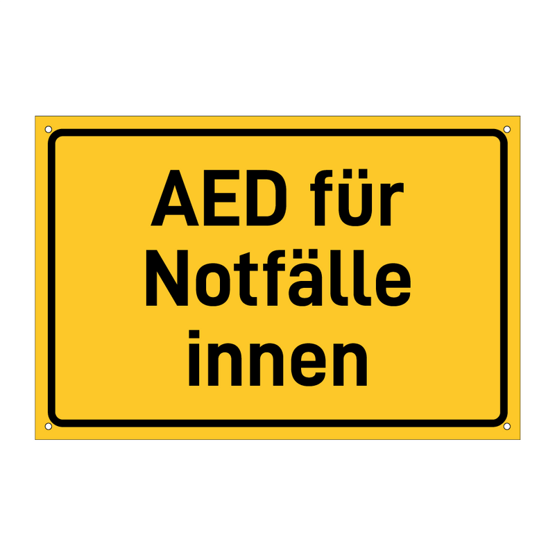 AED für Notfälle innen & AED für Notfälle innen & AED für Notfälle innen