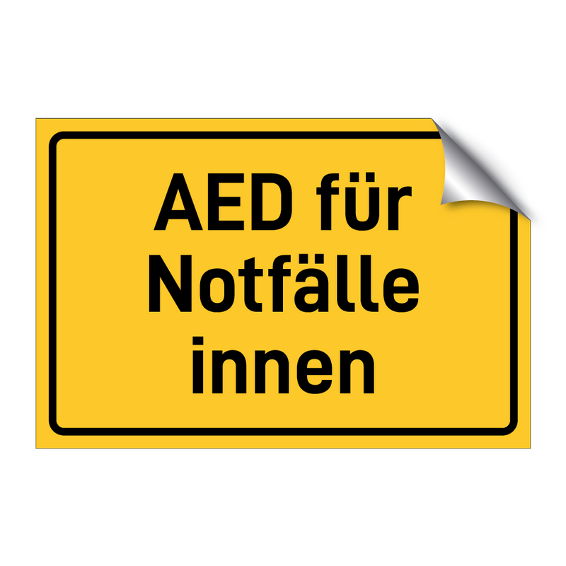 AED für Notfälle innen & AED für Notfälle innen & AED für Notfälle innen