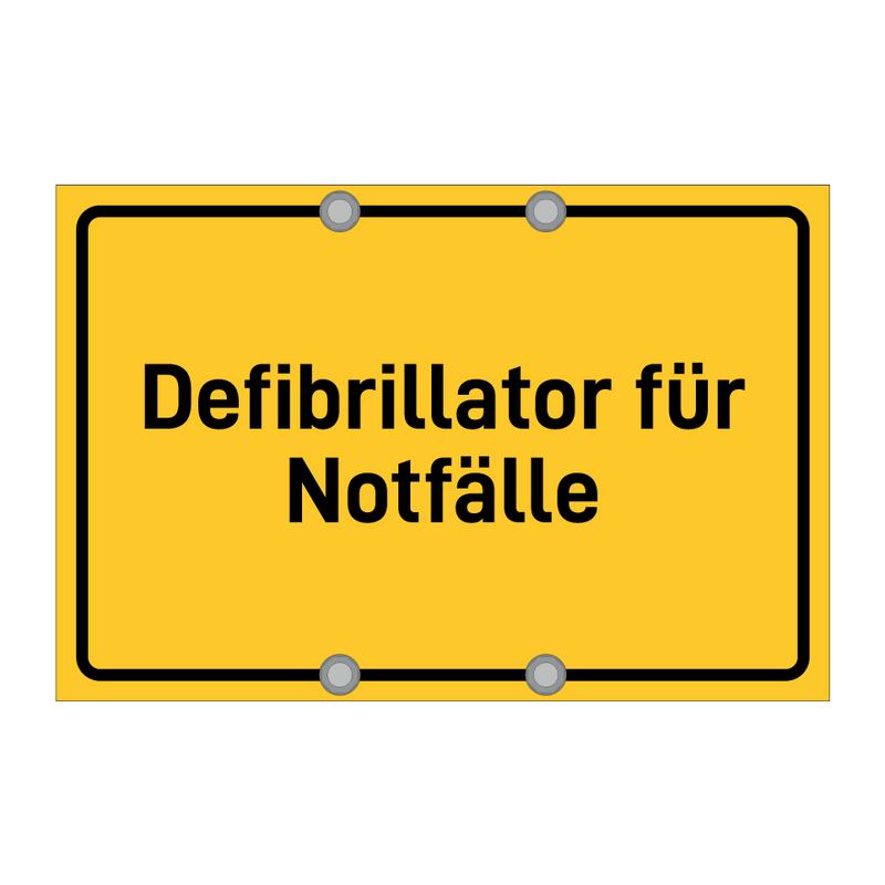 Defibrillator für Notfälle