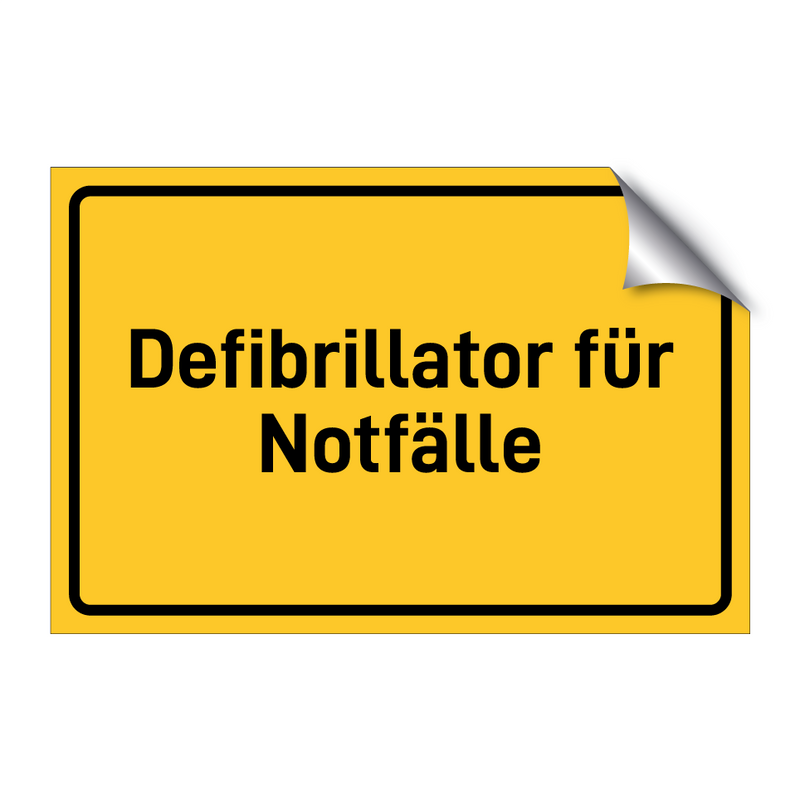 Defibrillator für Notfälle