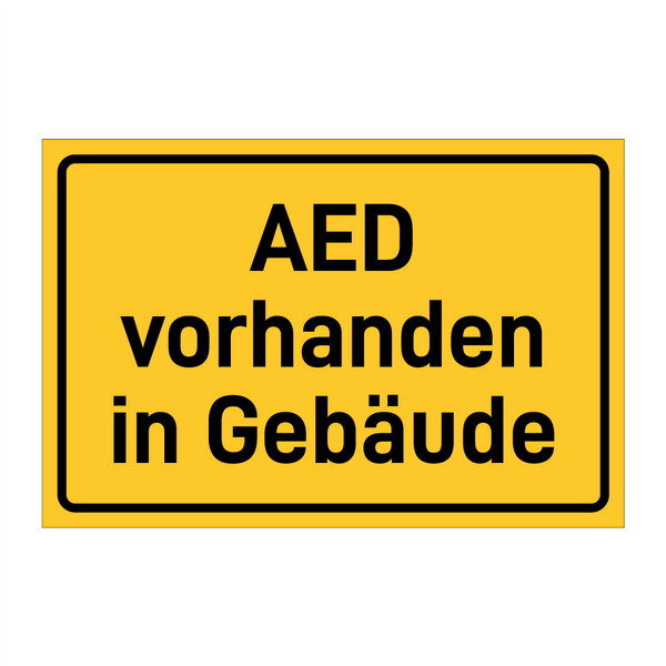 AED vorhanden in Gebäude & AED vorhanden in Gebäude & AED vorhanden in Gebäude