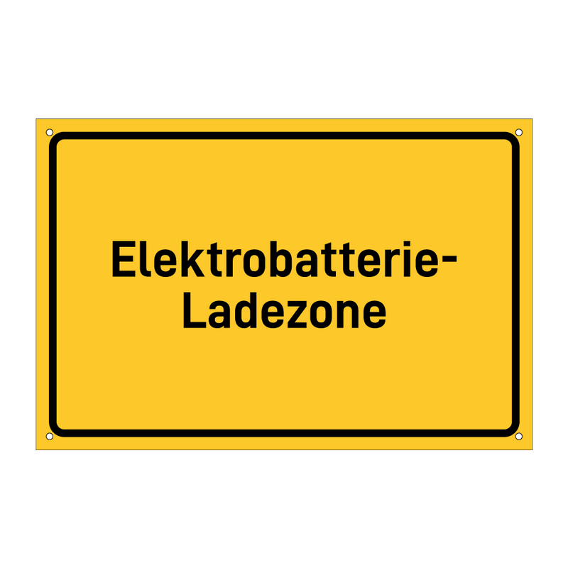 Elektrobatterie- Ladezone