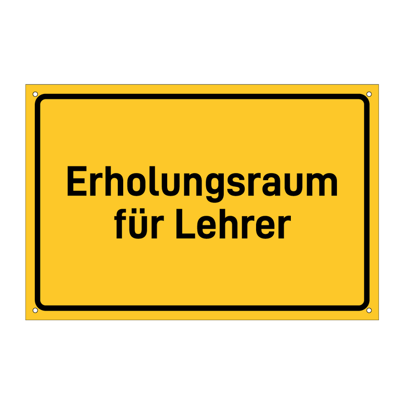 Erholungsraum für Lehrer