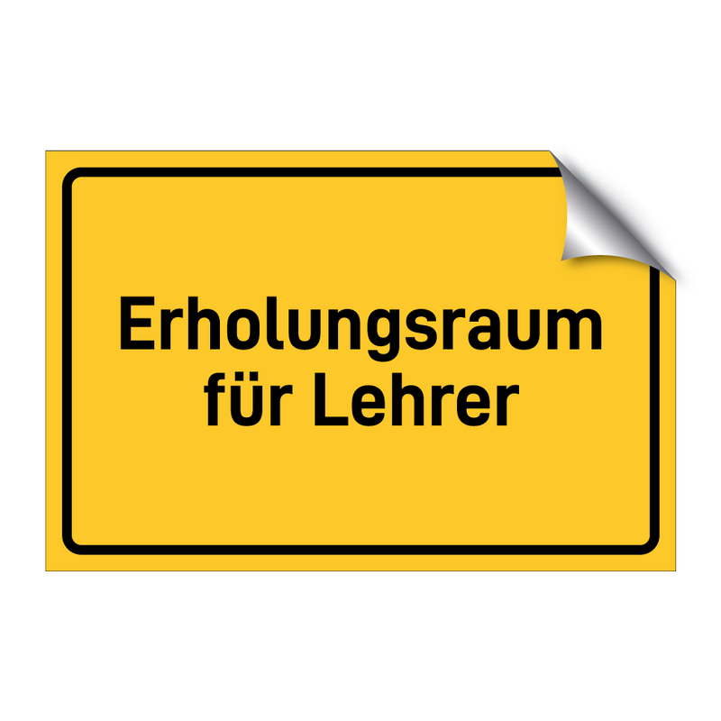 Erholungsraum für Lehrer