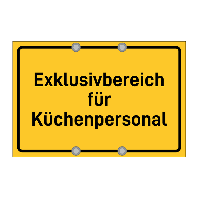 Exklusivbereich für Küchenpersonal & Exklusivbereich für Küchenpersonal