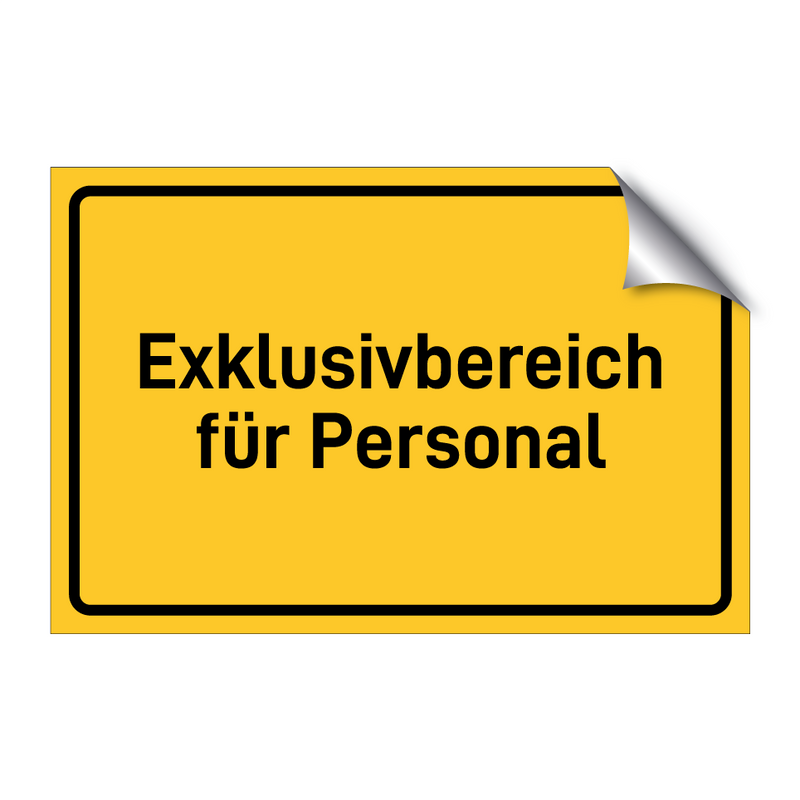 Exklusivbereich für Personal