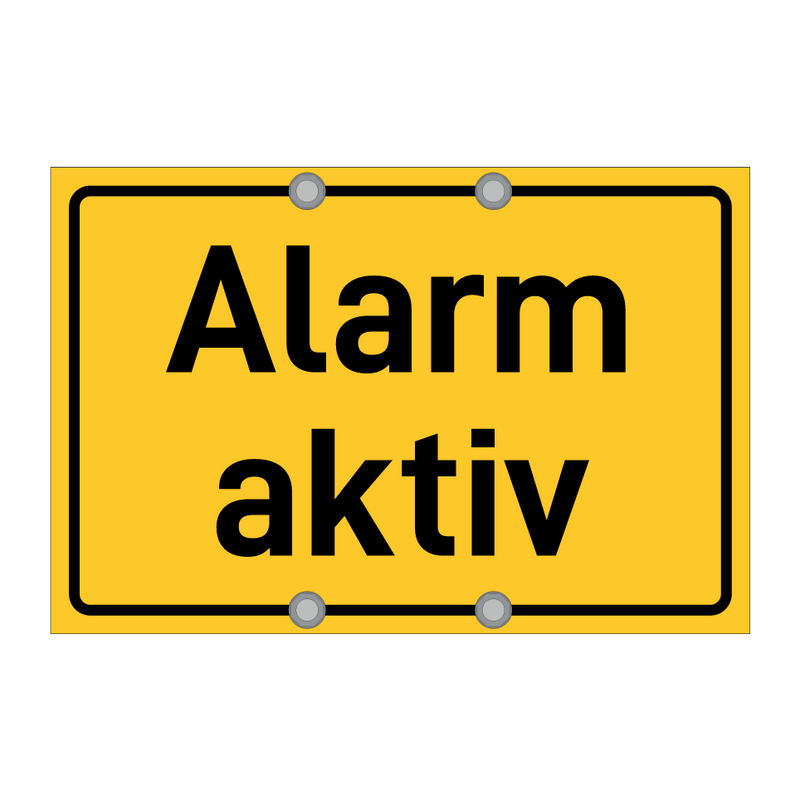 Alarm aktiv & Alarm aktiv & Alarm aktiv & Alarm aktiv & Alarm aktiv