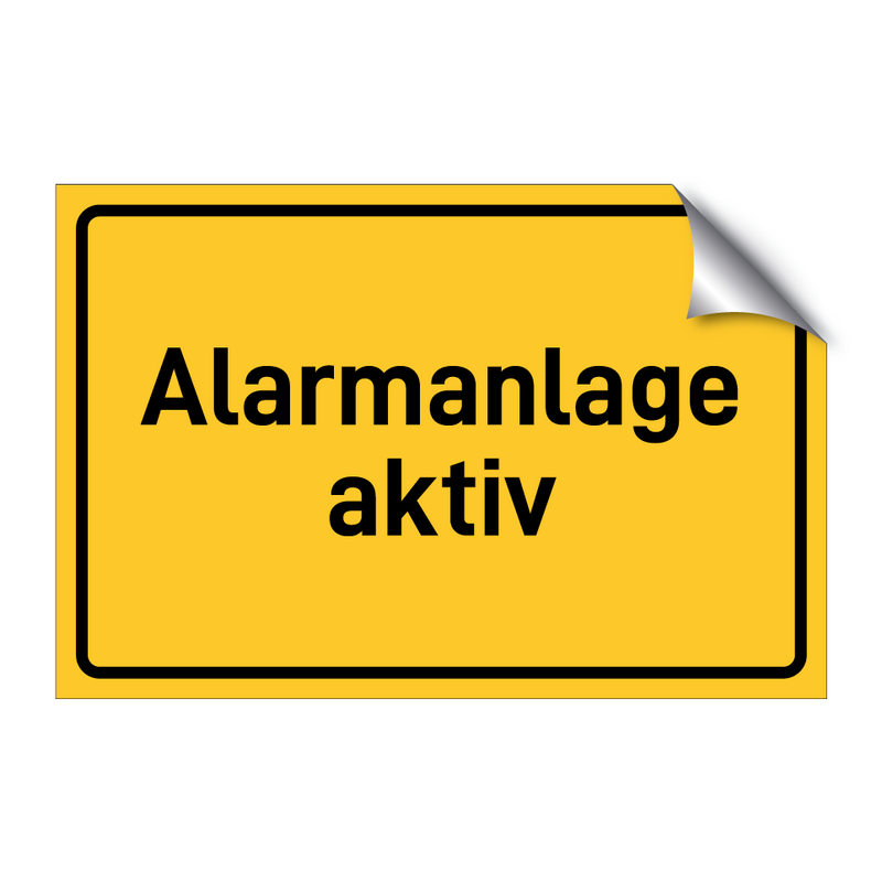 Alarmanlage aktiv & Alarmanlage aktiv & Alarmanlage aktiv & Alarmanlage aktiv