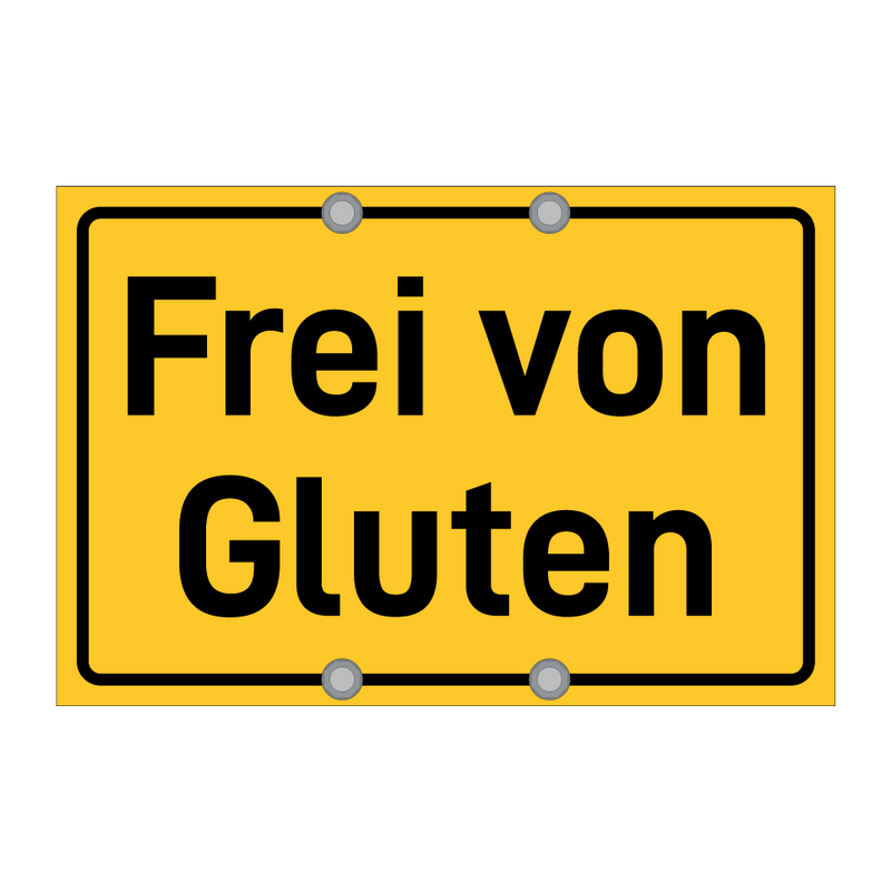 Frei von Gluten